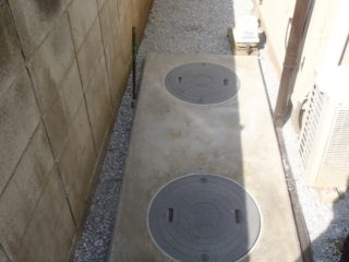 浄化槽スラブ打ち工事